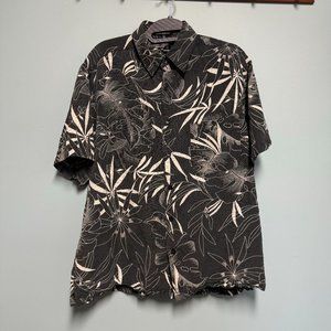 Marc Edwards Men's 100% Silk Shirt M Island Vibes‎